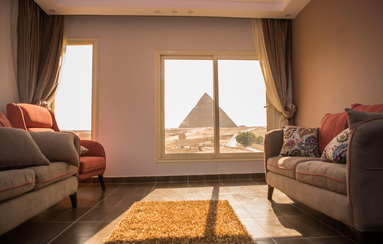 Hayat Pyramids View Hotel Kairo Exteriör bild